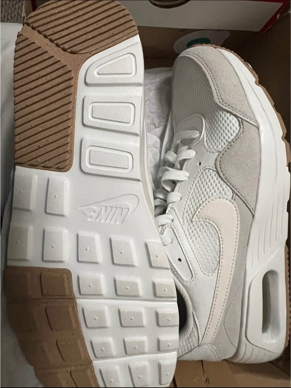 Nike Off-White and Gum Air Max Running Sneakers